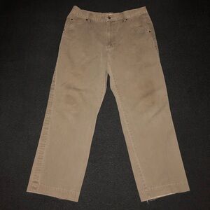 Stamp 10. Size 34x30. Loose Fit. Light Brown Color Pants. 100% Cotton.